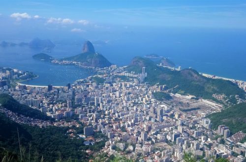 Ausblick auf den Zuckerhut in Rio de Janeiro, Brasilien