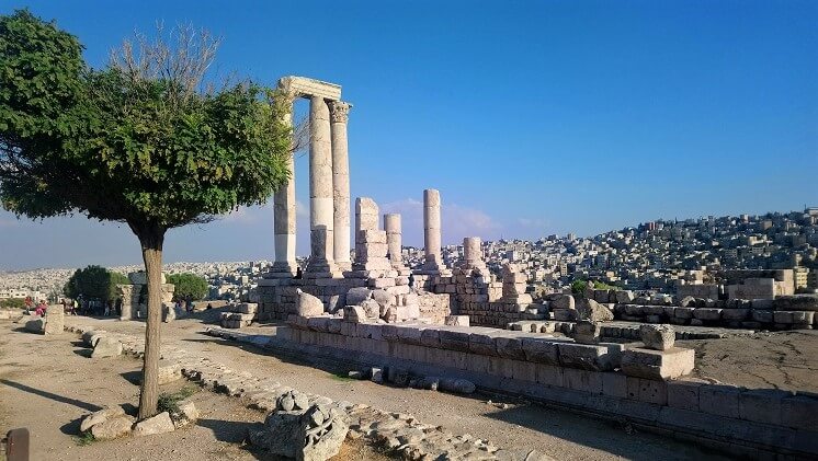 Ruinen der Zitadelle in Amman